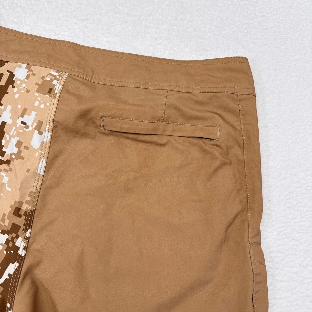 Alpha Defense Gear Board Shorts 2.0 Mens Size 36 Tan Camo Swimsuit Swim Hybrid - Picture 5 of 9